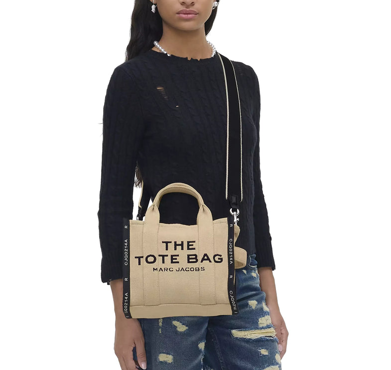 Marc Jacobs Women's The Jacquard Small Tote Bag Warm Sand