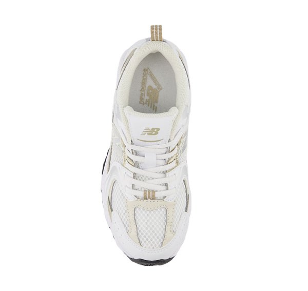 New Balance Little Kid's 530 White with Stoneware PZ530RD