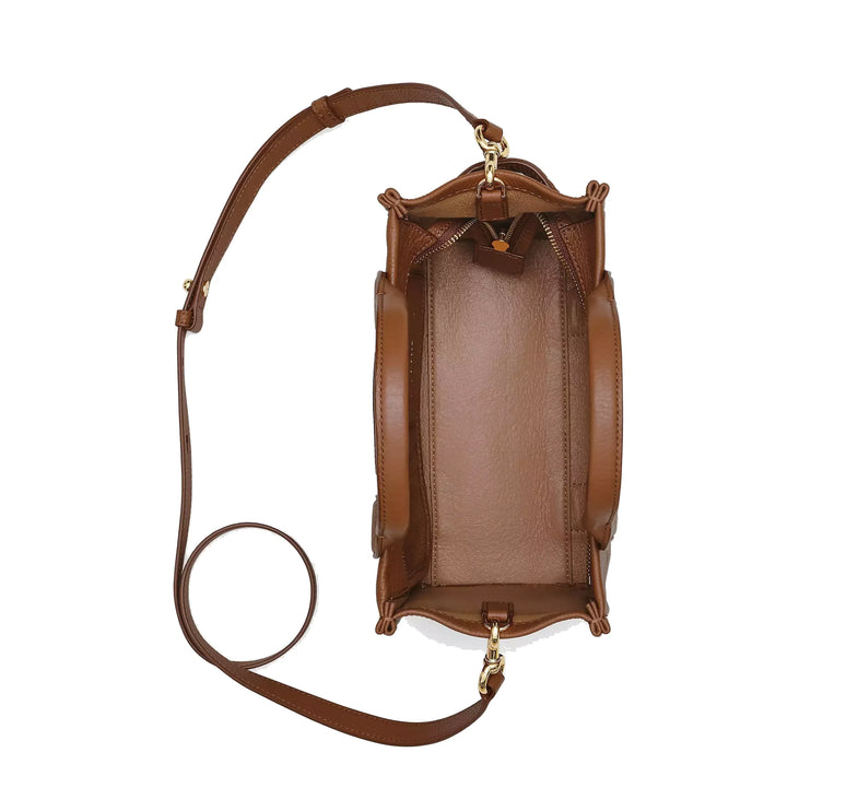 Marc Jacobs Women's The Leather Small Tote Bag Argan Oil