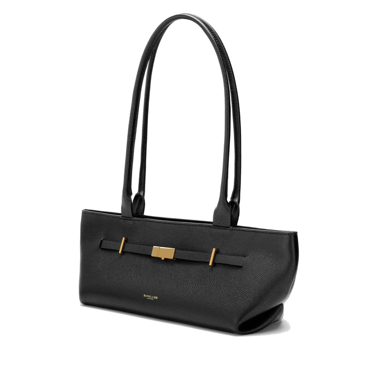 DeMellier London Women's The New York Shoulder Black Small Grain