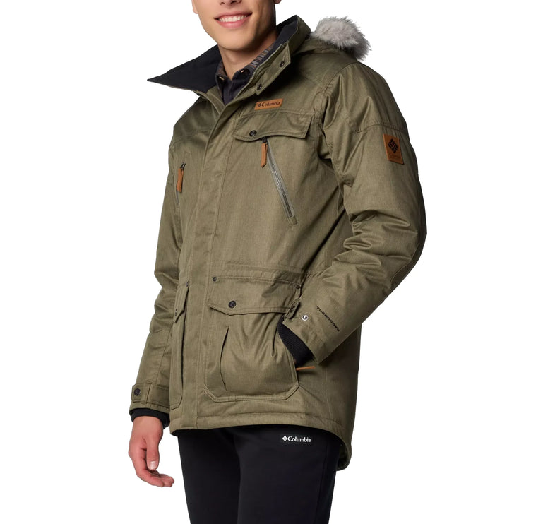 Columbia Men's Barlow Pass TurboDown II Jacket Stone Green