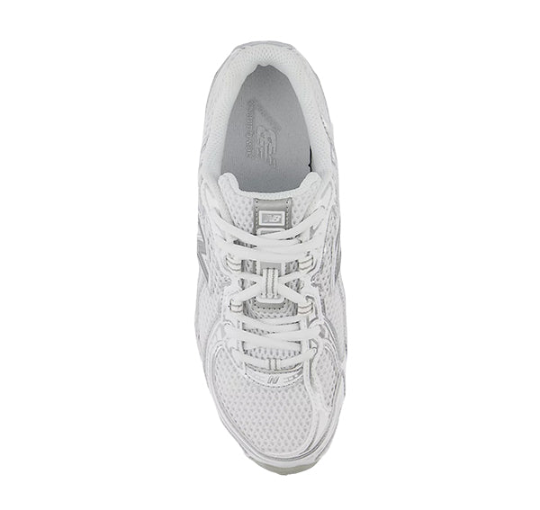 New Balance Grade School 740 White with Silver Metalic GR740WM