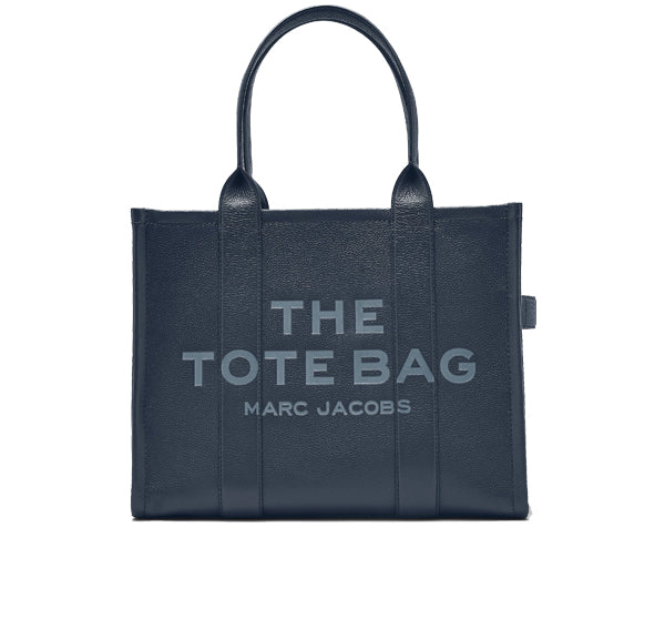 Marc Jacobs Women's The Leather Large Tote Bag Blue Sea