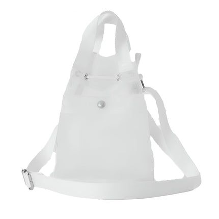 Alo Yoga Women's Sheer Crossy Body Bucket Bag White