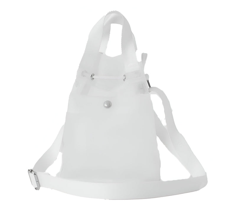 Alo Yoga Women's Sheer Crossy Body Bucket Bag White