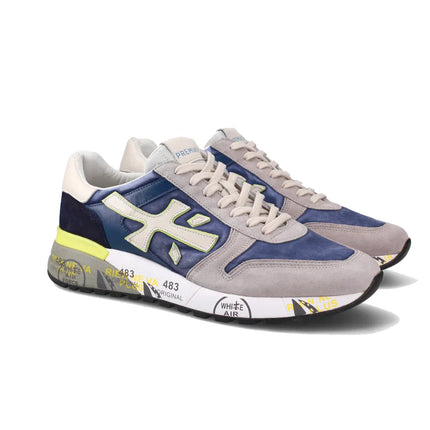 Premiata Men's Mick Sneakers Navy/Grey/Multi 6819