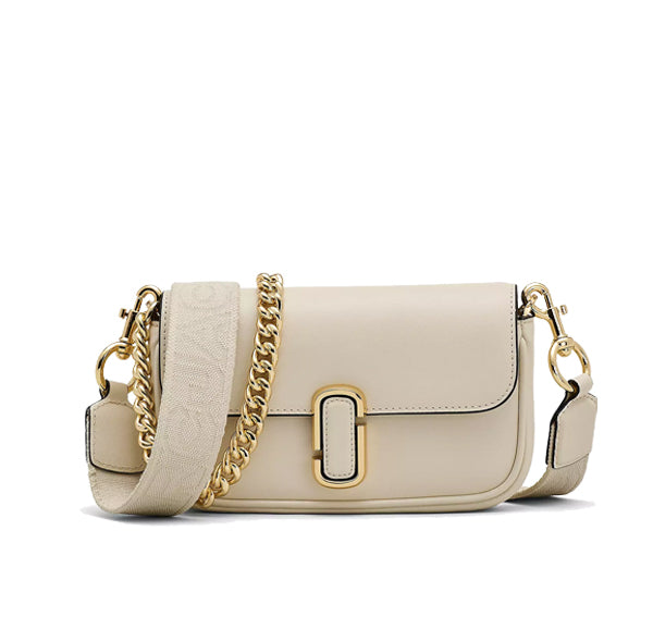 Marc Jacobs Women's The J Marc Mini Bag Strap Cloud White/Gold