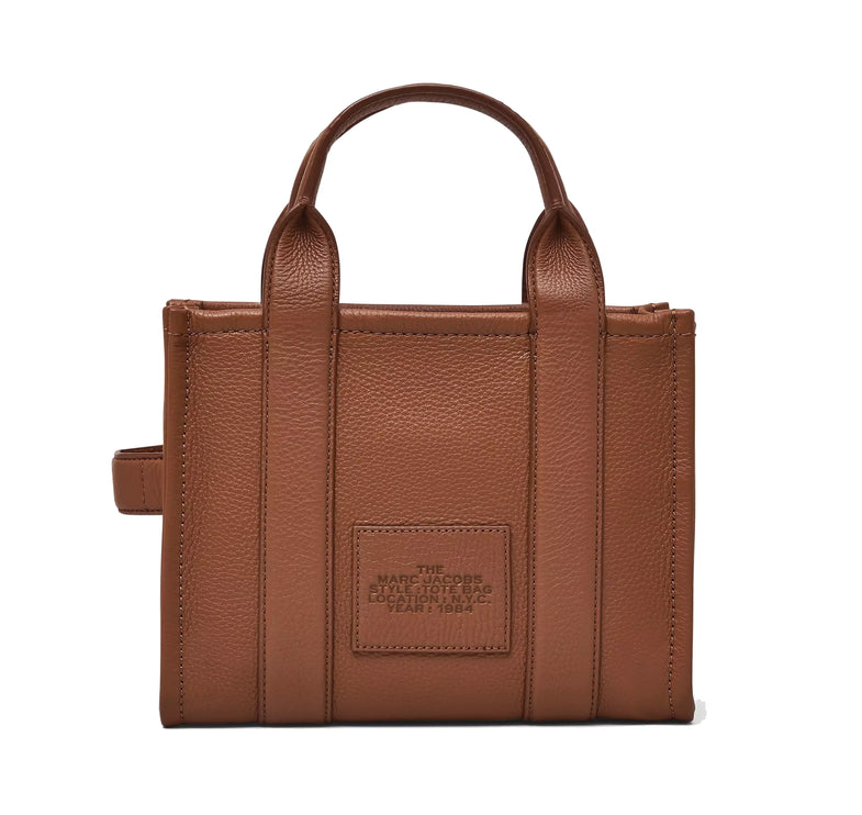 Marc Jacobs Women's The Leather Small Tote Bag Argan Oil