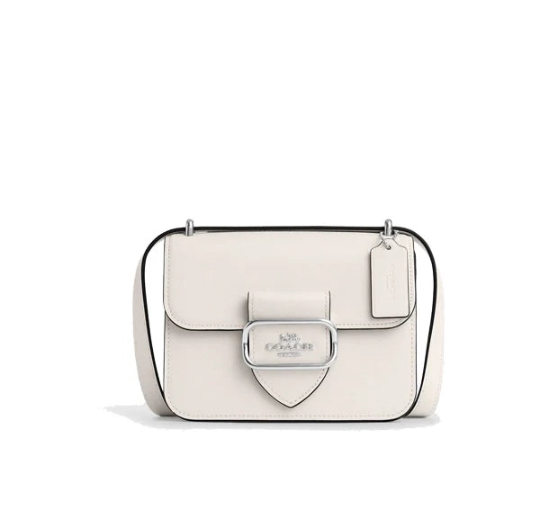 Coach Women's Morgan Square Crossbody Silver/Chalk