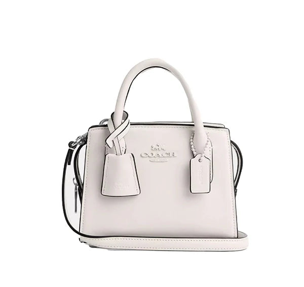 Coach Women's Andrea Mini Carryall  Silver Chalk