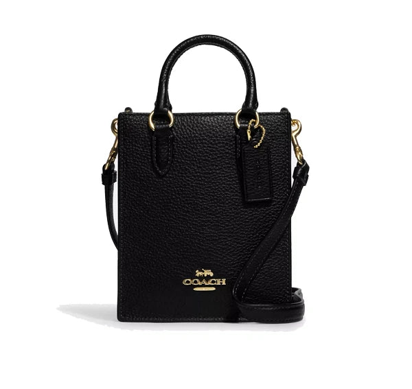 Coach Women's North South Mini Tote Gold/Black