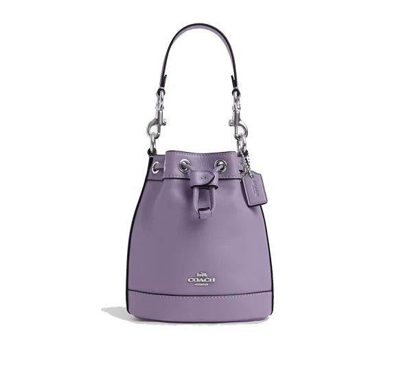 Coach Women's Mini Bucket Bag Silver/Light Violet