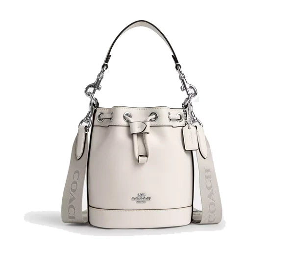 Coach Women's Mini Bucket Bag Silver/Chalk