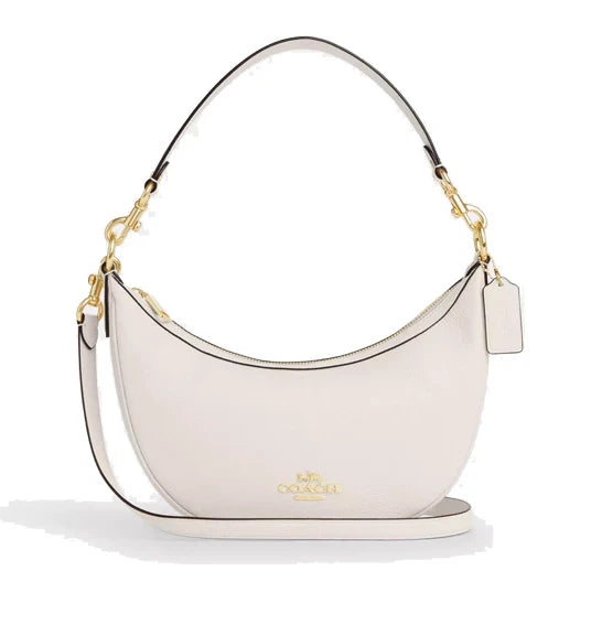 Coach Women's Aria Shoulder Bag Gold/Chalk