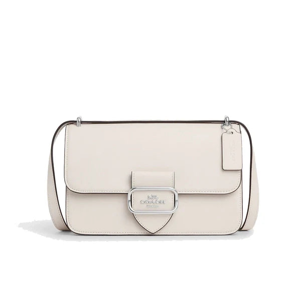 Coach Women's Large Morgan Square Crossbody Silver/Chalk