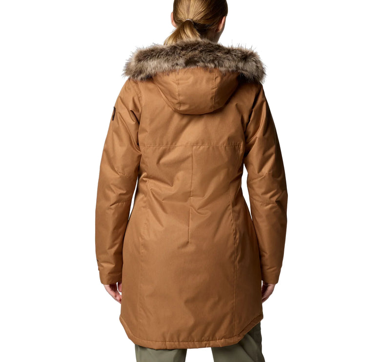 Columbia Women's Suttle Mountain Long Insulated Jacket Camel Brown