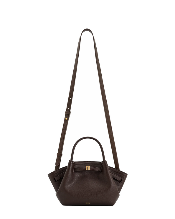JW PEI Women's Hana Mini Tote Bag Dark Brown/Gold