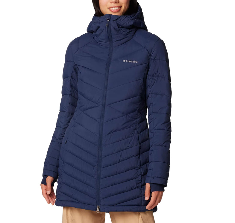 Columbia Women's Joy Peak II Mid Hooded Jacket Collegiate Navy