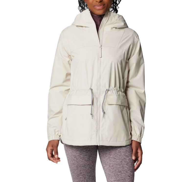 Columbia Women's Sweet Creek II Lined Rain Jacket Dark Stone