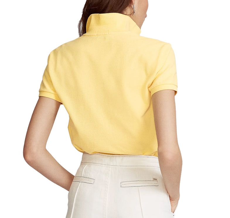 Polo Ralph Lauren Women's Classic Fit Mesh Polo Shirt Corn Yellow