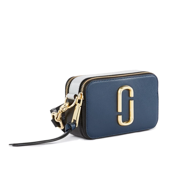 Marc Jacobs Women's The Snapshot Crossbody Bag Sea Blue Multi