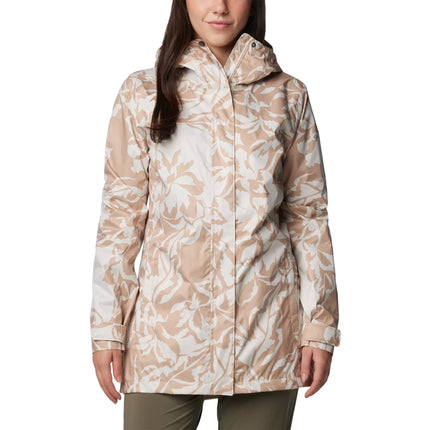 Columbia Women's Splash A Little III Printed Jacket Canoe Leafall Print