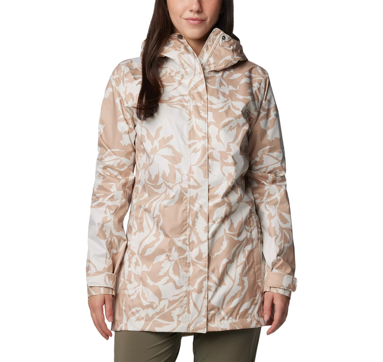 Columbia Women's Splash A Little III Printed Jacket Canoe Leafall Print