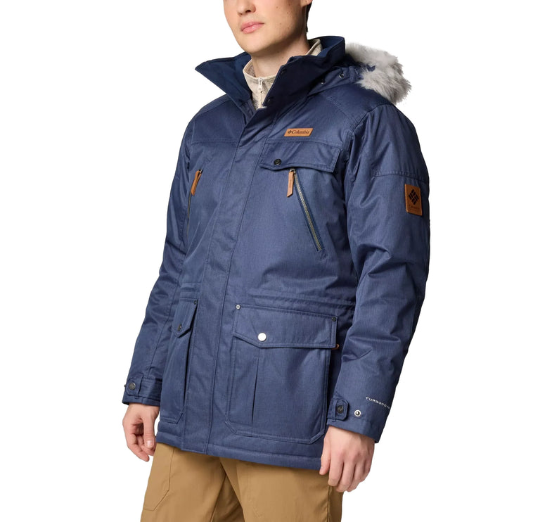 Columbia Men's Barlow Pass TurboDown II Jacket Collegiate Navy