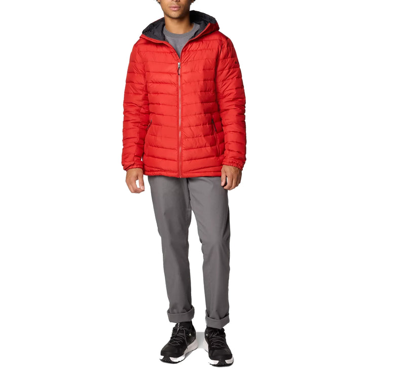 Columbia Men's Slope Edge II Hooded Jacket Sail Red