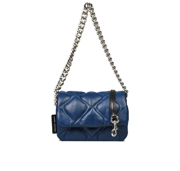 Marc Jacobs Women's Small Quilted Pillow Bag Azure Blue