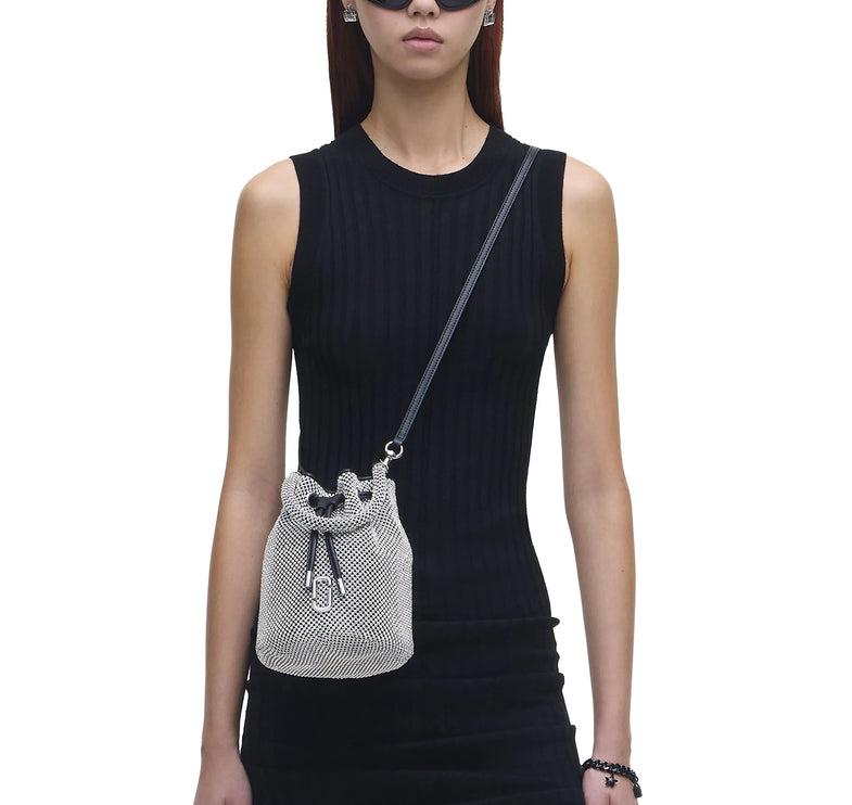 Marc Jacobs Women's The Rihenstone Mini Bucket Bag Crystals
