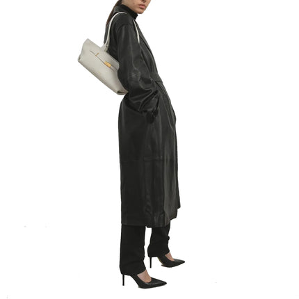 DeMellier London Women's The New York Shoulder Off White Small Grain