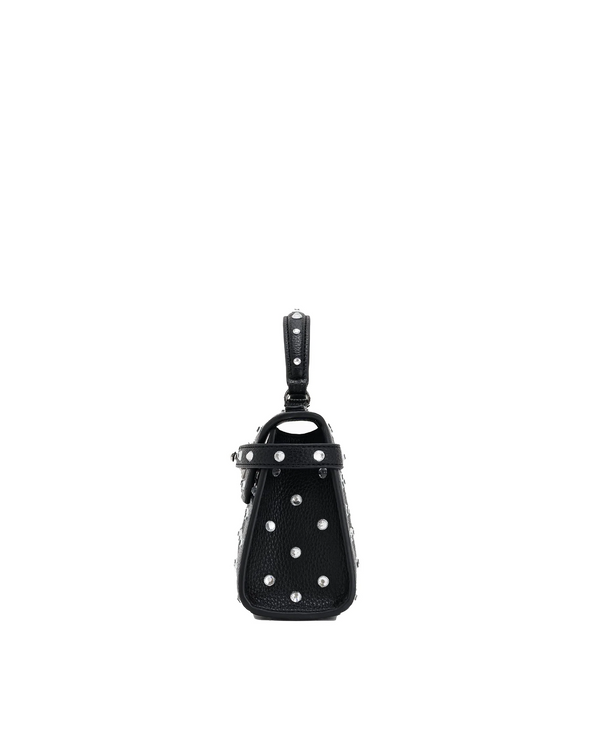JW PEI Women's Elise Artificial Crystal Top Handle Bag Black/Silver