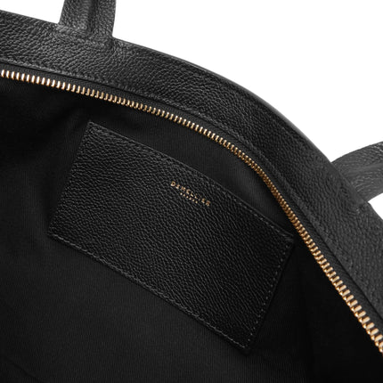 DeMellier London Women's The New York Shoulder Black Small Grain