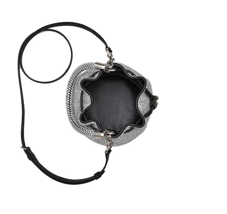 Marc Jacobs Women's The Rihenstone Mini Bucket Bag Crystals