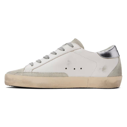 Golden Goose Women's Super Star Sneakers White/Silver/Pink