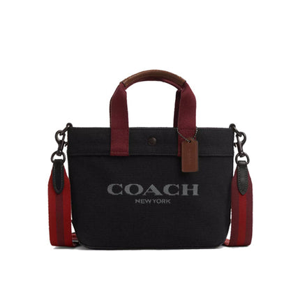 Coach Unisex Tote 20 In Colorblock Black Copper/Black