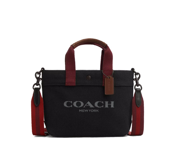 Coach Unisex Tote 20 In Colorblock Black Copper/Black