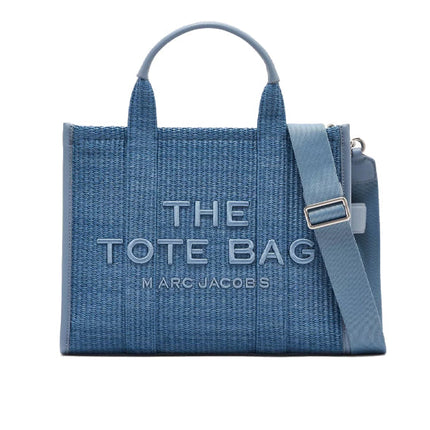 Marc Jacobs Women's The Woven Medium Tote Bag Pale Blue