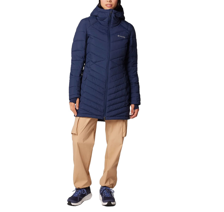 Columbia Women's Joy Peak II Mid Hooded Jacket Collegiate Navy