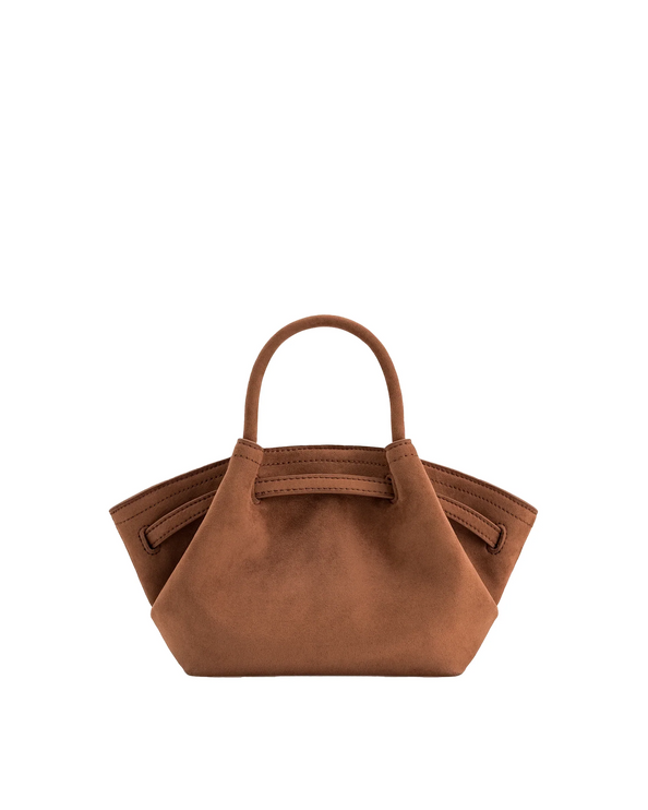 JW PEI Women's Hana Mini Faux Suede Tote Bag Brown/Gold