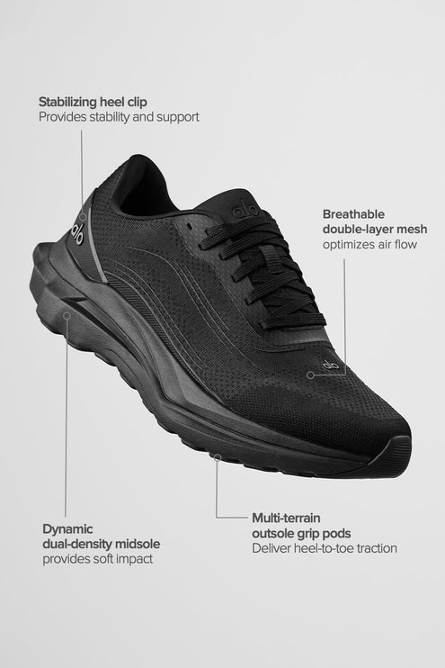 alo Shoes Alo Runner - Black/Black