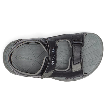 Columbia Little Kids' Techsun Vent Sandal Black/Columbia Grey