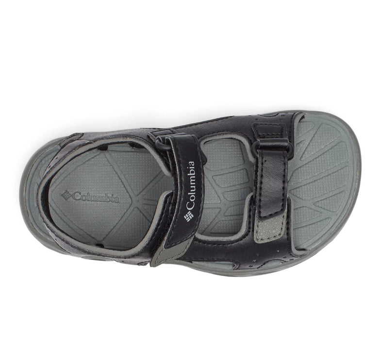 Columbia Little Kids' Techsun Vent Sandal Black/Columbia Grey