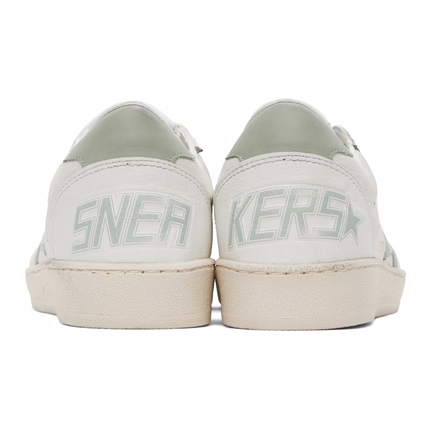 Golden Goose Women's Ball Star Sneakers White/Aqua Grey