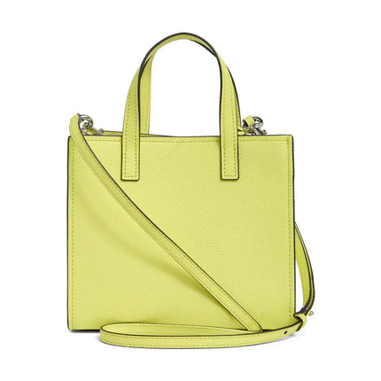 Marc Jacobs Women's Mini Grind Branded Leather Tote Bag Limoncello