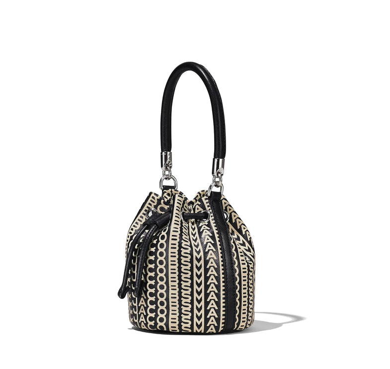 Marc Jacobs Women's The Monogram Leather Mini Bucket Bag Multi