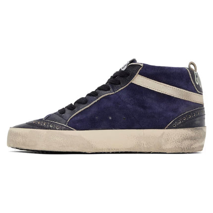 Golden Goose Women's Mid Star Sneakers Blue/Navy