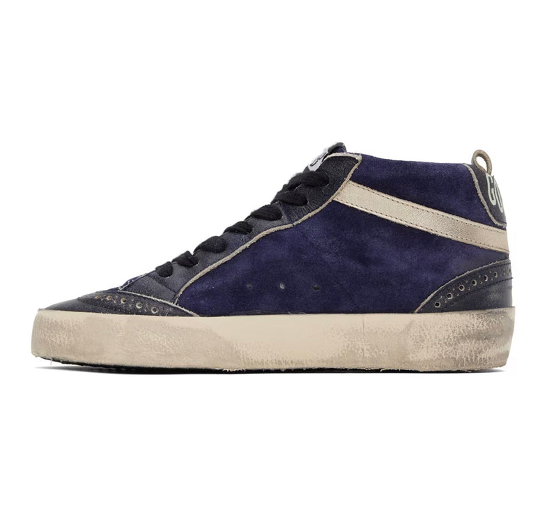 Golden Goose Women's Mid Star Sneakers Blue/Navy