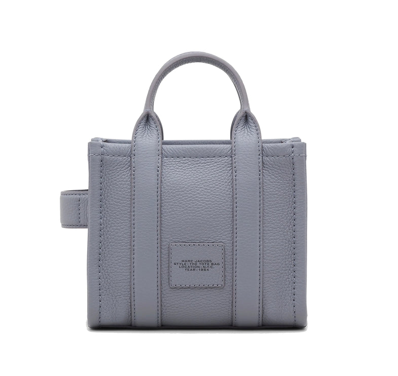 Marc Jacobs Women's The Leather Crossbody Tote Bag Wolf Grey